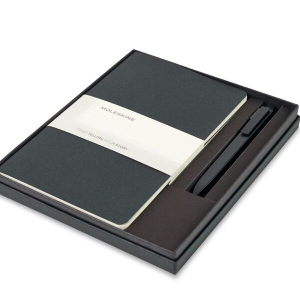 Gift Set: Volant Ruled Large Notebook (2) and GO Pen (1) Thumbnail